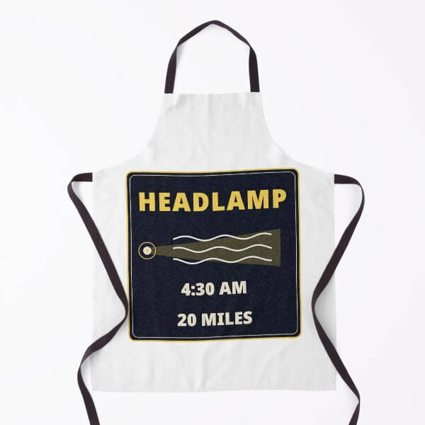 Item preview, Headlamp 4:30 AM 20 Miles Winter Run Badge designed and sold by thestevebro.