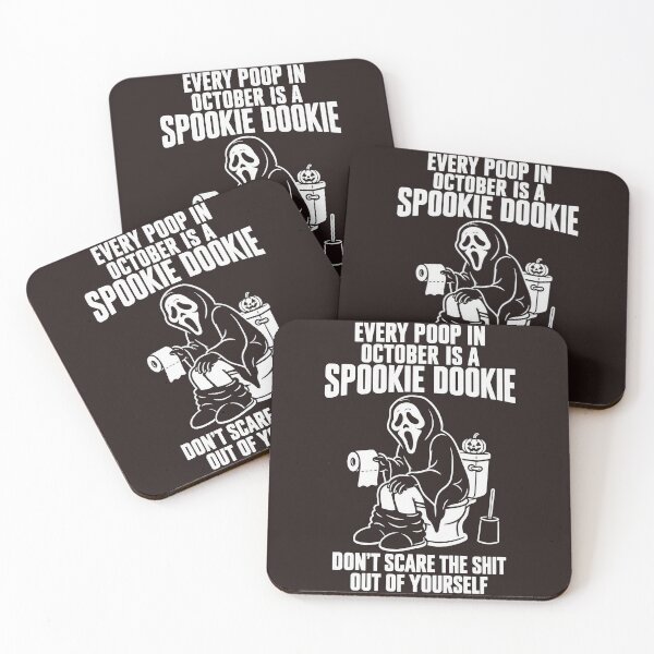 Item preview, Every Poop In October Is A Spookie Dookie Ghostface Funny Halloween designed and sold by DYALEEZ-XCR.