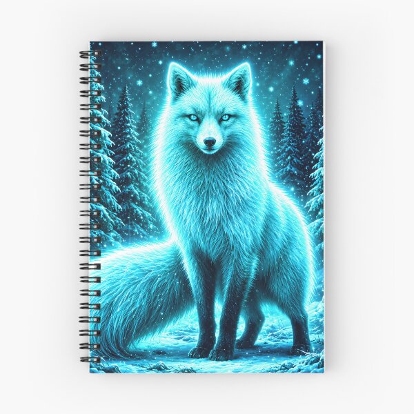 Item preview, Glowing Blue Fox in Winter designed and sold by MagicCrystal.