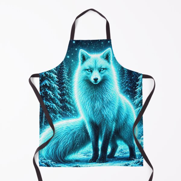 Artikelvorschau, Leuchtend blauer Fuchs im Winter entworfen und verkauft von MagicCrystal.