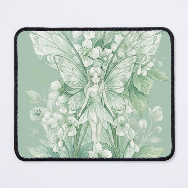 Item preview, Green Blossoms and faerie designed and sold by Faerieglen.
