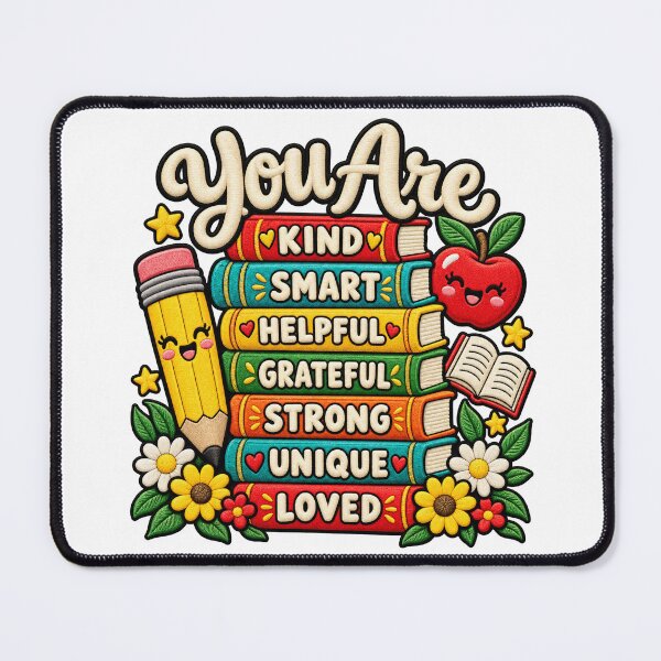Item preview, You Are Kind Smart Helpful Grateful Strong Unique Loved designed and sold by ArtDesignTp.
