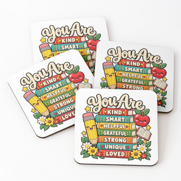 Item preview, You Are Kind Smart Helpful Grateful Strong Unique Loved designed and sold by ArtDesignTp.