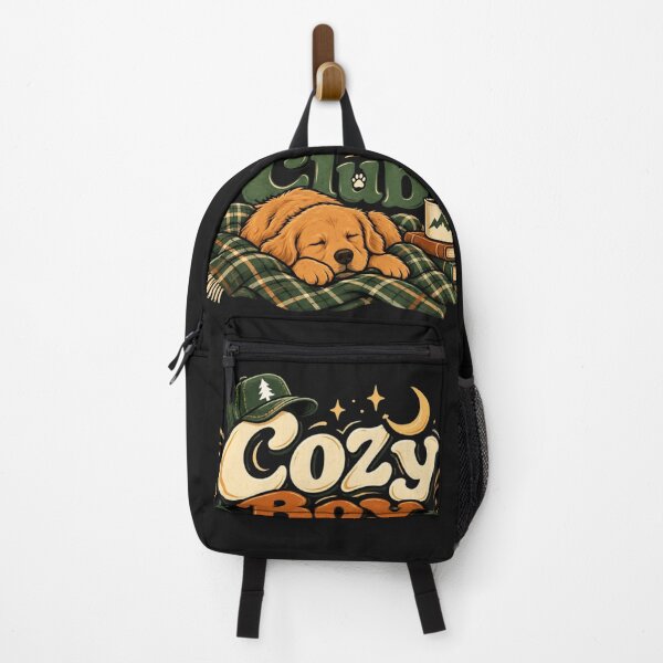 Item preview, Cozy Boy Club – Cute Retro Dog, Coffee & Cabin Cozy Aesthetic designed and sold by Sanika arts .