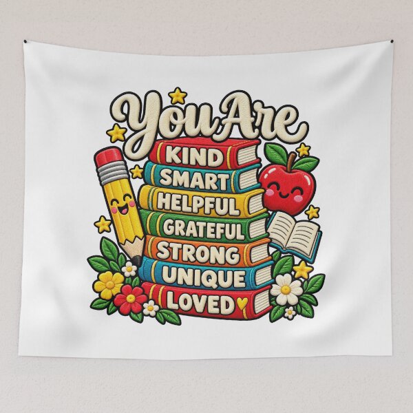 Item preview, You Are Kind Grateful Smart   Strong Unique Helpful Loved designed and sold by ArtDesignTp.