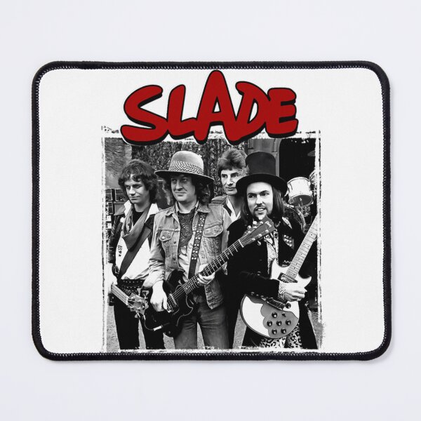 Item preview, Slade Vintage Red Logo Band Portrait designed and sold by JoyJohnstonDVM.