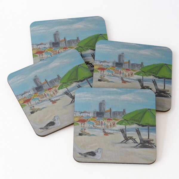 Item preview, Looking at Asbury Park - Original Oil on Canvas designed and sold by Jamie  Taylor.