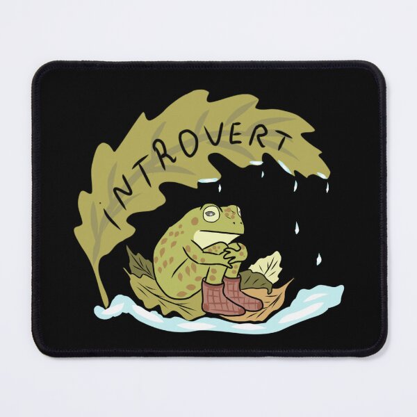 Item preview, Frog Introvert Cottagecore Toad Under Oak Leaf Cute Aesthetic designed and sold by LeshanArt.