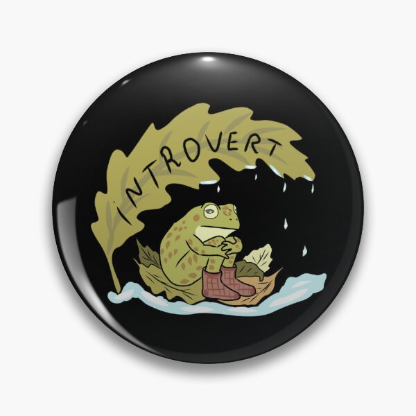 Item preview, Frog Introvert Cottagecore Toad Under Oak Leaf Cute Aesthetic designed and sold by LeshanArt.