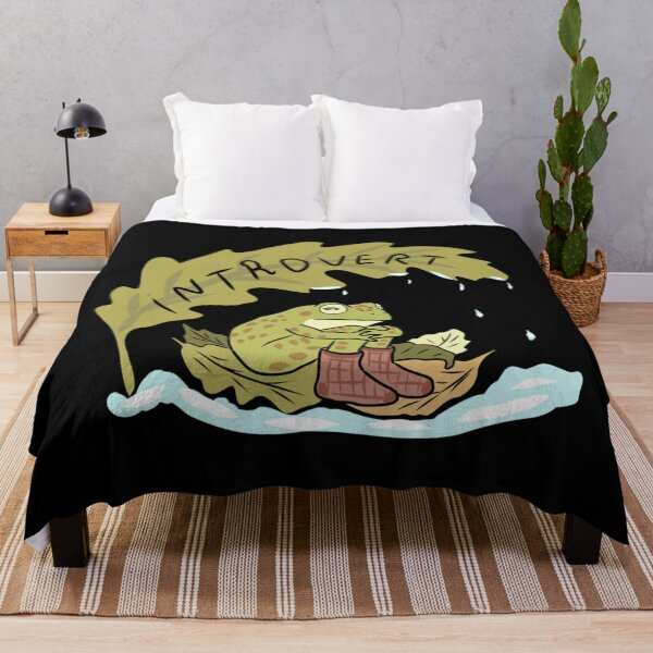 Item preview, Frog Introvert Cottagecore Toad Under Oak Leaf Cute Aesthetic designed and sold by LeshanArt.