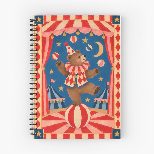Item preview, Vintage Circus Bear Art – Whimsical FunHaus Carnival designed and sold by Love Pantone .