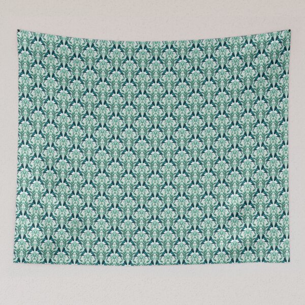 Item preview, Magpies and lily of the valley designed and sold by Cheekyleopard.