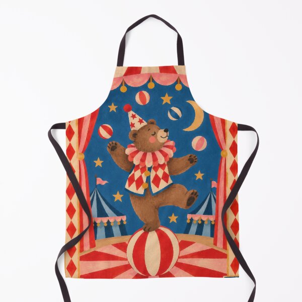 Item preview, Vintage Circus Bear Art – Whimsical FunHaus Carnival designed and sold by Love Pantone .