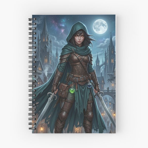Item preview, Hooded Rogue - Dark Fantasy Art designed and sold by Lucid Dream Pixel.