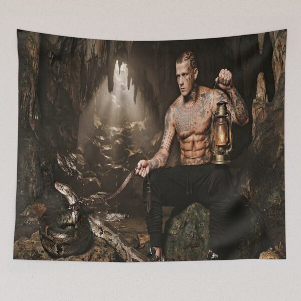 Item preview, Snake Tamer in a Mysterious Cave designed and sold by AfresStudio.