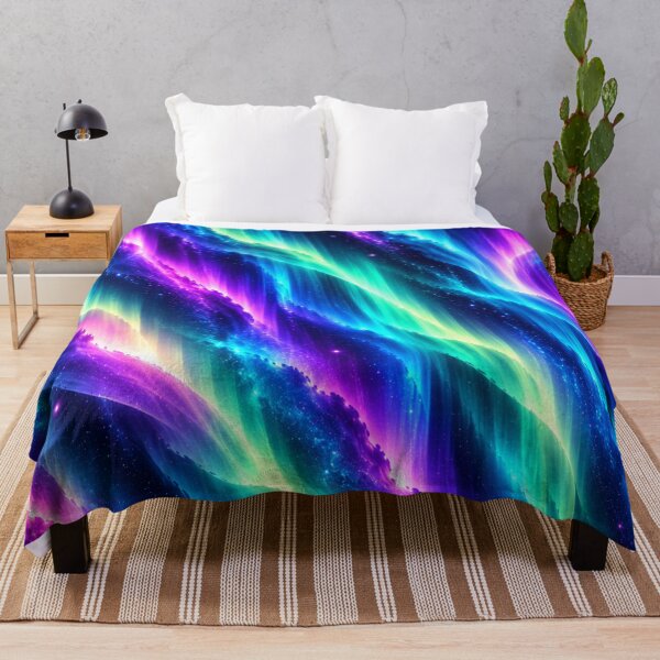 Item preview, Cosmic Aurora – Vibrant Northern Lights Abstract designed and sold by HO•Designs.