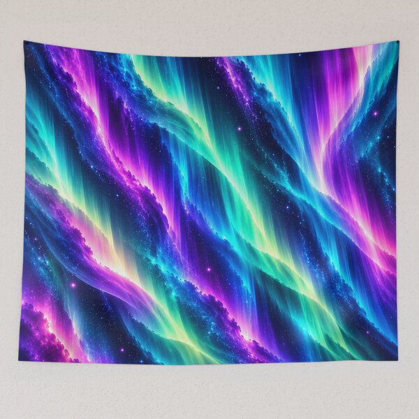 Item preview, Cosmic Aurora – Vibrant Northern Lights Abstract designed and sold by HO•Designs.