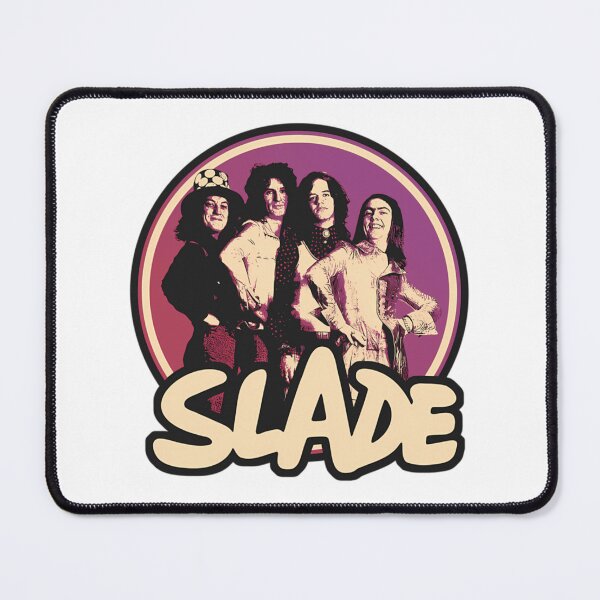Item preview, Slade Purple Circle Glam Rock Portrait designed and sold by JoyJohnstonDVM.