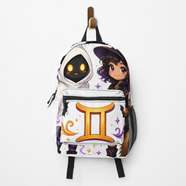 Item preview, Gemini Cute Ghost Witch Duo designed and sold by Zodiac Celestial Art.