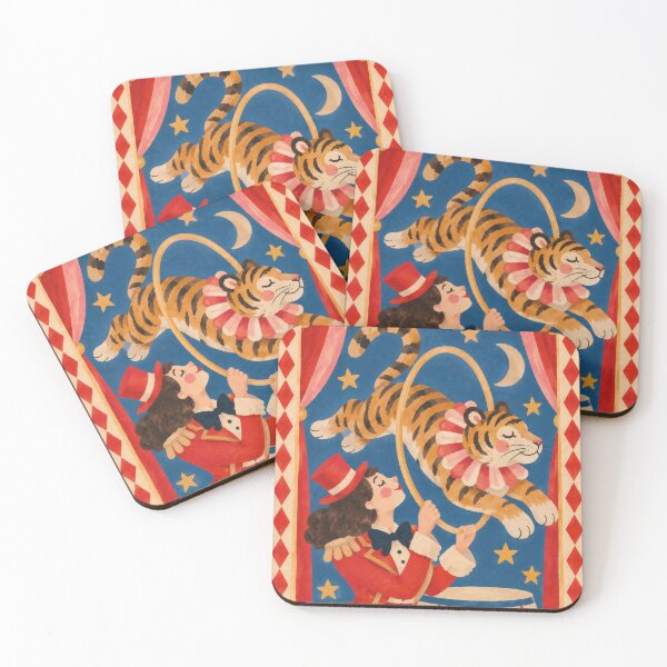 Item preview, Vintage Circus Tiger Art – Whimsical Ringmaster Carnival designed and sold by Love Pantone .