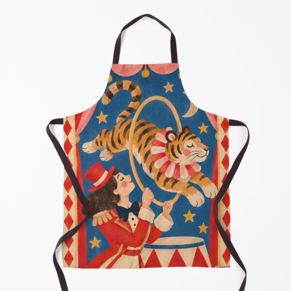 Item preview, Vintage Circus Tiger Art – Whimsical Ringmaster Carnival designed and sold by Love Pantone .