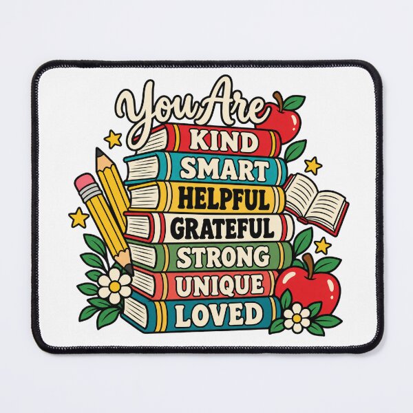 Item preview, You Are Kind Loved Smart Grateful Strong Unique Helpful designed and sold by ArtDesignTp.