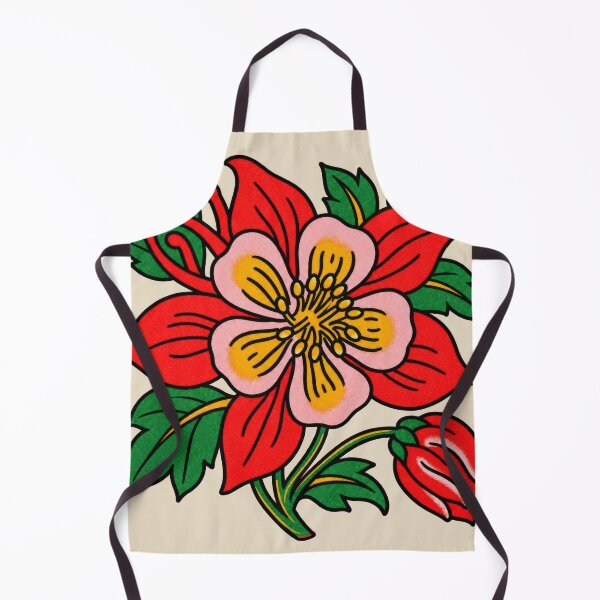 Item preview, Clementine Red Columbine Flower designed and sold by scicilysimonee.