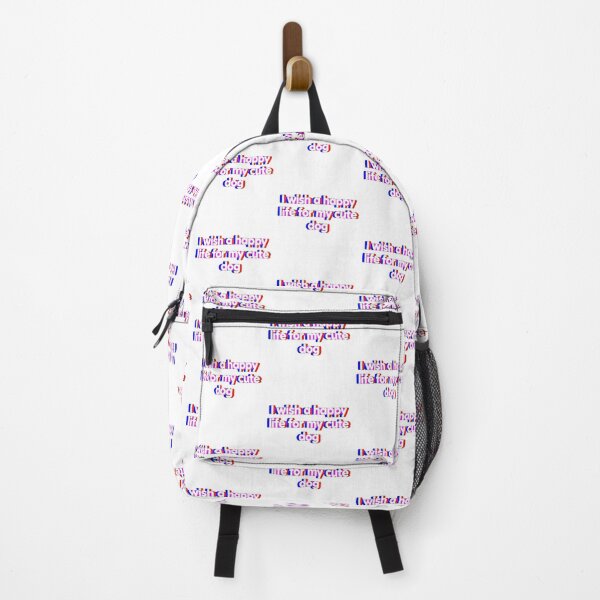 Item preview, Happy Life My Cute Dog Colorful Text designed and sold by ThePrintArt.