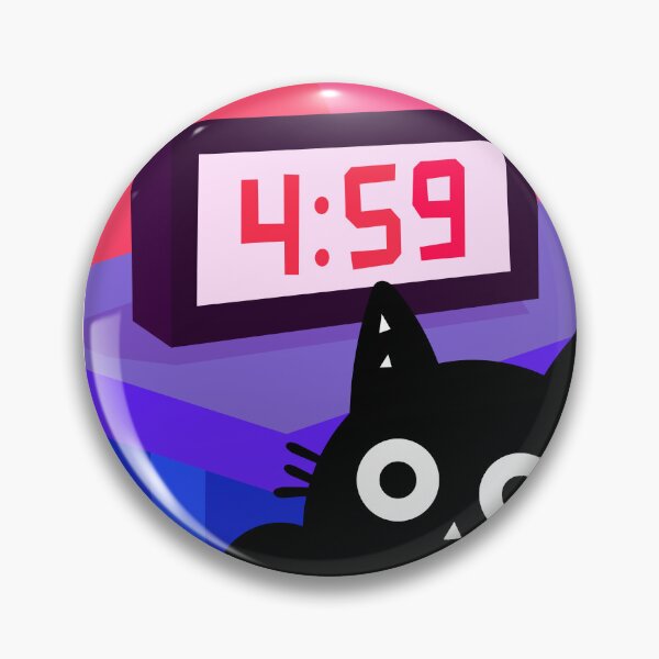Item preview, The clock is trolling me - Little Cat designed and sold by DibujandoPorfa.
