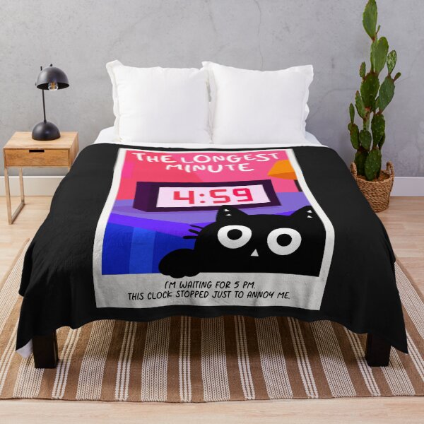 Item preview, The clock is trolling me - Little Cat designed and sold by DibujandoPorfa.