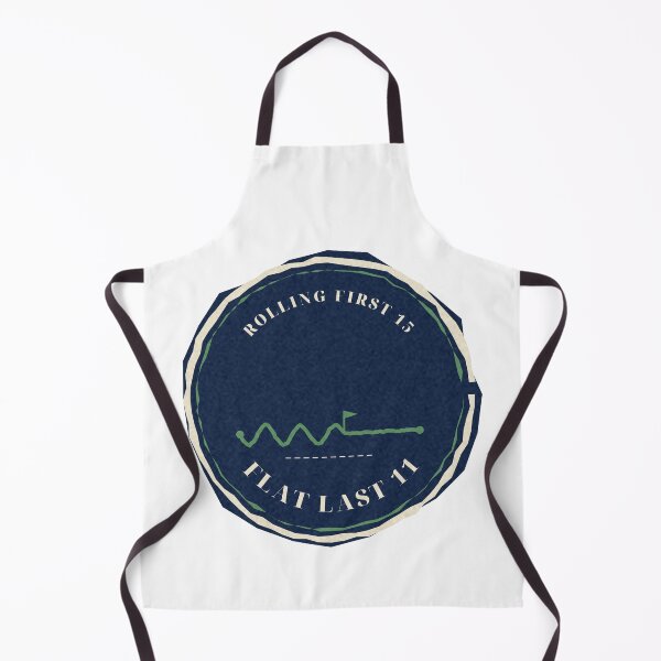 Item preview, Rolling First 15 Flat Last 11 Course Badge designed and sold by thestevebro.