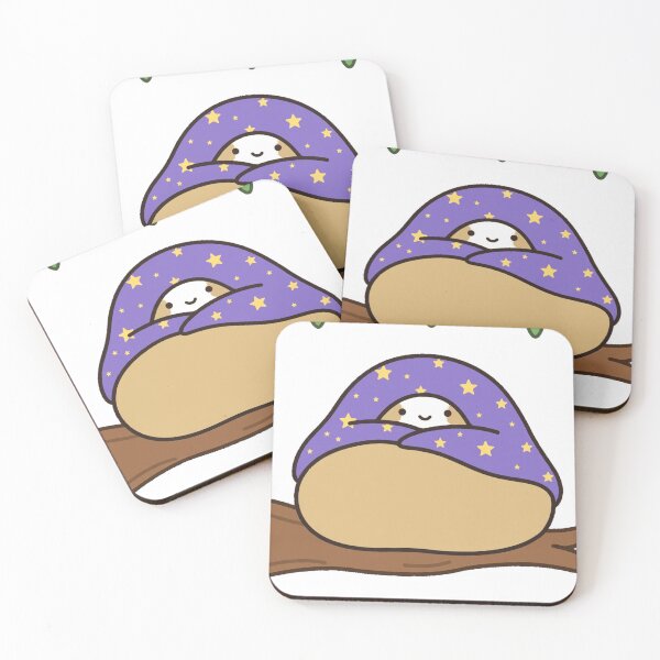 Item preview, Sleepy Chibi Sloth Blanket Nap Professional Cozy Sticker designed and sold by xiaoxiaochibi.