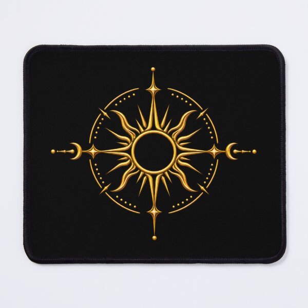 Item preview, Apollo Sun Symbol Greek God Golden Celestial Art designed and sold by QubekShop.