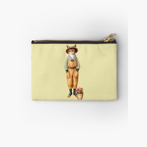 Item preview, Anthropomorphic Cat Gardener | Gift for Gardening Lover designed and sold by UnhingedBird.