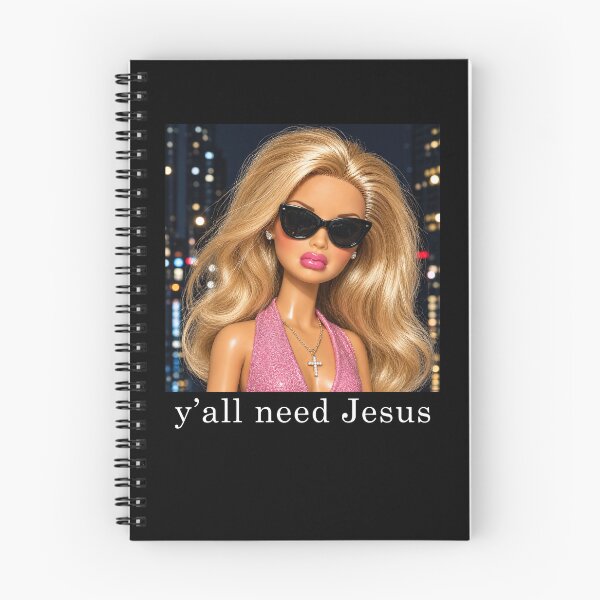 Item preview, Y'all Need Jesus Disgusted Doll Face designed and sold by nosu-art-pod.