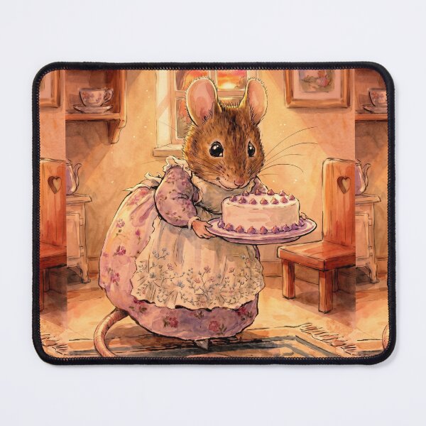 Item preview, Mouse Baking Berry Cake in Cottage designed and sold by Merli7.