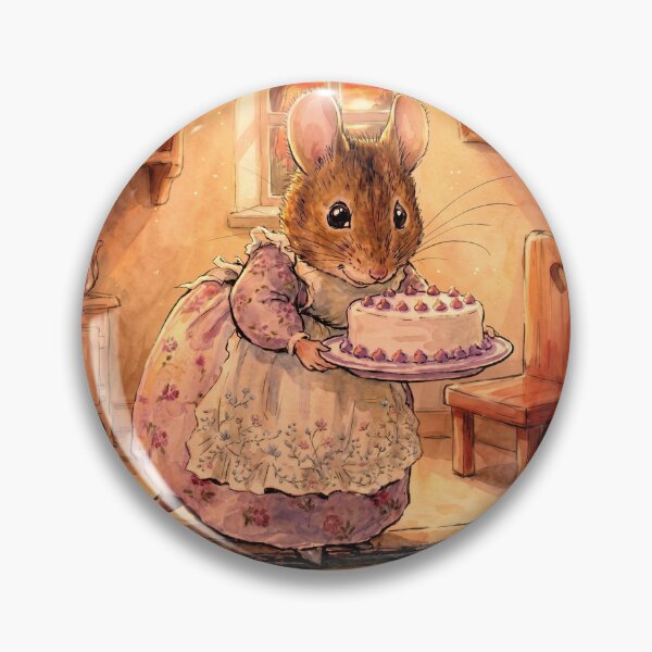 Item preview, Mouse Baking Berry Cake in Cottage designed and sold by Merli7.
