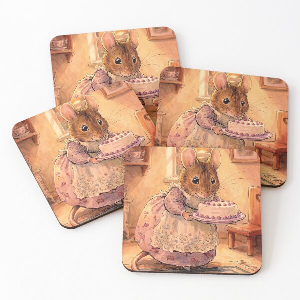 Item preview, Mouse Baking Berry Cake in Cottage designed and sold by Merli7.