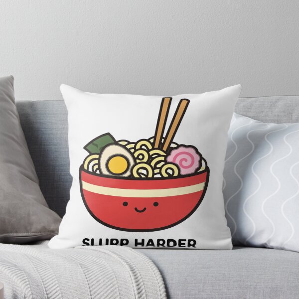 Item preview, Cute Chibi Ramen Bowl Chopsticks Slurp Harder Noodle Sticker designed and sold by xiaoxiaochibi.