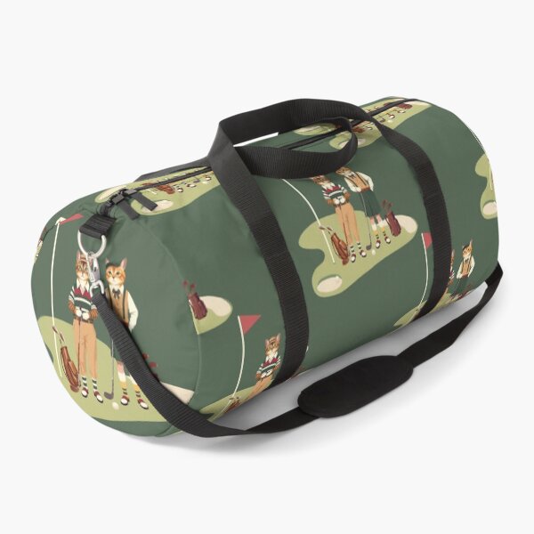 Item preview, Anthropomorphic Cat Golfer Couple | Gift for Golf Lover designed and sold by UnhingedBird.