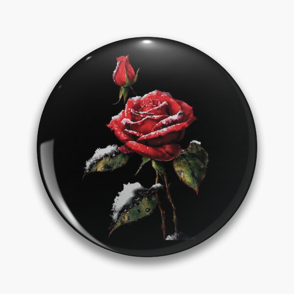 Item preview, Winter Red Rose with Frost and Snow  designed and sold by Fam19.