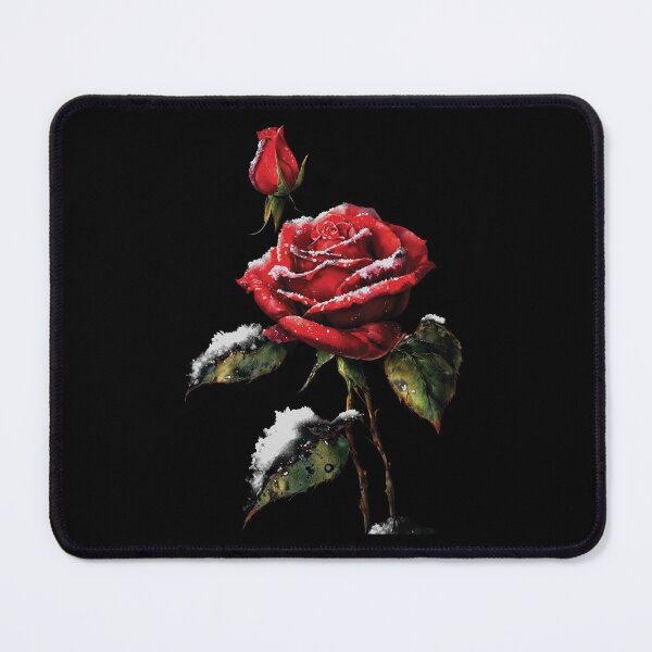 Item preview, Winter Red Rose with Frost and Snow  designed and sold by Fam19.