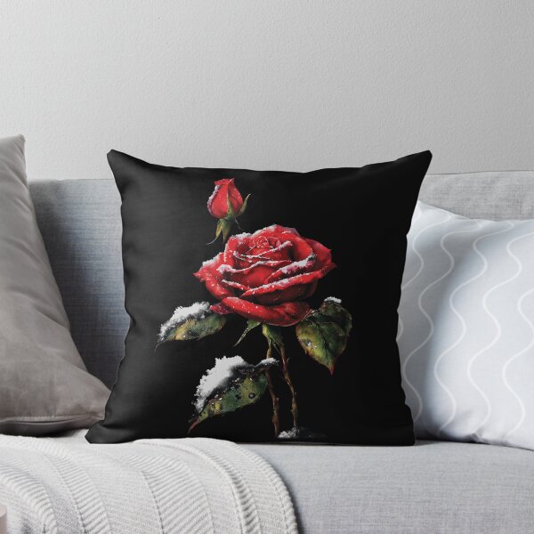 Item preview, Winter Red Rose with Frost and Snow  designed and sold by Fam19.