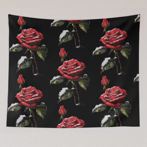 Item preview, Winter Red Rose with Frost and Snow  designed and sold by Fam19.