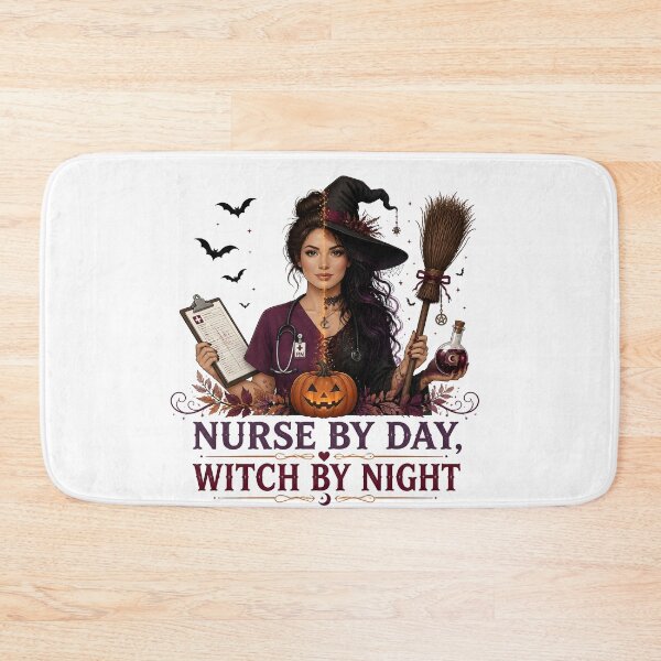 Item preview, Nurse By Day Witch By Night Spooky Healthcare designed and sold by BernoNickel.