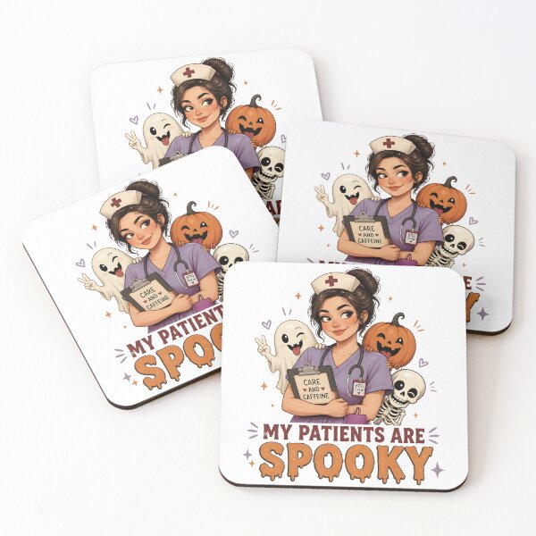 Item preview, My Patients Are Spooky Funny Hospital Nurse designed and sold by BernoNickel.