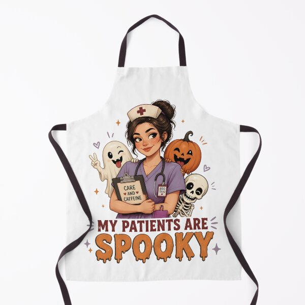 Item preview, My Patients Are Spooky Funny Hospital Nurse designed and sold by BernoNickel.