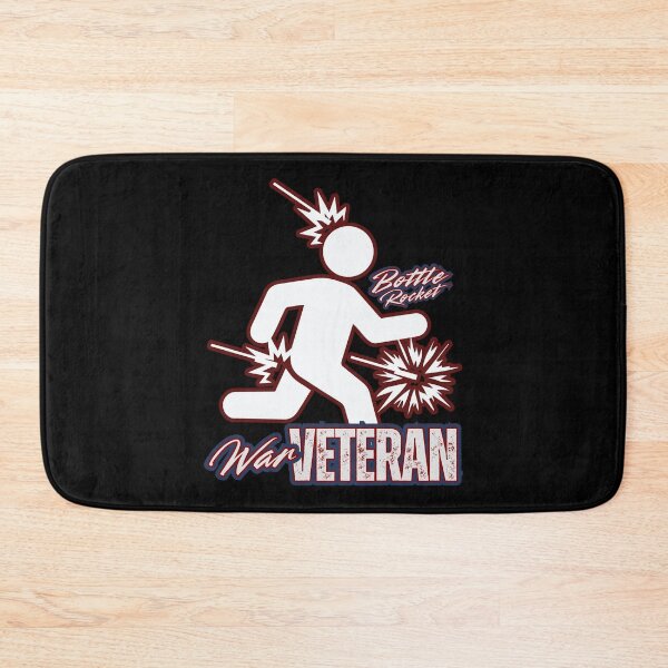 Item preview, Bottle Rocket War Veteran — Funny Firework Mishap Stick Figure Distressed Humor Graphic designed and sold by GFamilyC.