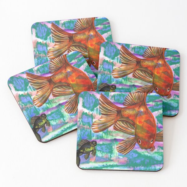 Item preview, Goldfish - Mixed media original art designed and sold by Jamie  Taylor.