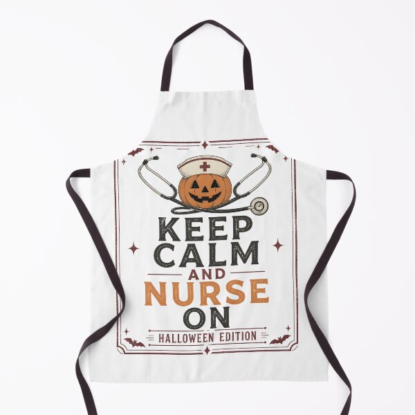 Item preview, Keep Calm And Nurse On Spooky Halloween Edition designed and sold by BernoNickel.